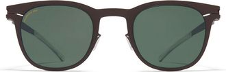 Mykita Callum Polarized 149 Mens Sunglasses Brown Size 47