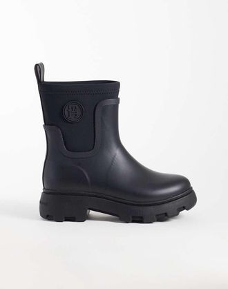 Tommy Hilfiger Kassandra - Stivali di gomma neri-Nero