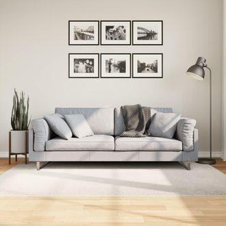 vidaXL Vidaxl - Alfombra De Pelo Corto Look Escandinavo Iza Crema 140x200 Cm