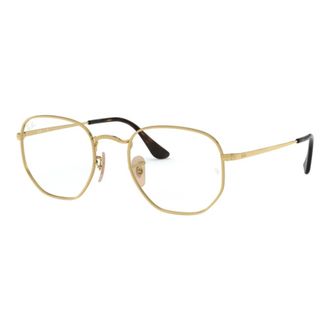 Ray-Ban Gouden Zonnebril - Heren - Brillen - Geel - 54 MM - Accessoires
