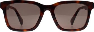 Ted Baker Rectangle Mens Tortoise on Clear Green TB1722 Garret - Brown - One Size