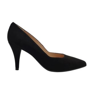 Unisa Pumps, female, Black, 2 UK, Black Suede Pointed Toe High Heel Pumps
