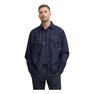 Benetton Hombre, Camisas, Azul, Talla: S
