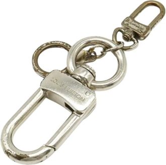 Louis Vuitton Vintage, unisex, Grijs, ONE Size, Pre-owned Metalen Sleutelhangers