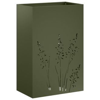 vidaXL Macetero De Jard&iacute;n Verde Oliva 50 X 30 X 75 Cm Vidaxl