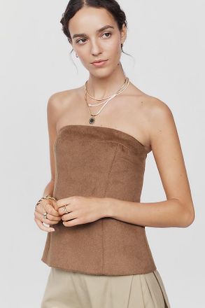 Pilcro Wool Blend Strapless Corset