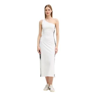 Emporio Armani Vestido de Jersey El&aacute;stico Serie Logo - Dresses - Mujer - Blanco - XS
