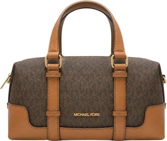 Michael Kors Teddi Mini Souple - Dames - Handtassen - Bruin - ONE Size - Polyester - Tassen