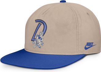 Nike Dallas Cowboys Rewind Pro Nike Mens NFL Adjustable Hat in Brown | NF570INRV6Z-SF5
