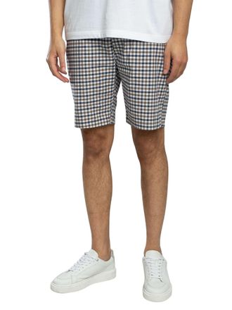 Weekend Offender Ivan Geruite Korte Broek, Veelkleurig