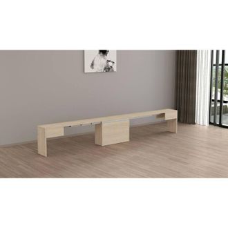 Dmora Banco Yutu, Asiento Para Mesa De Comedor, Banco Individual Extensible, 290x25h45 Cm, Olmo - Dmora