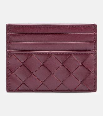 Bottega Veneta Portacarte in pelle intrecciata