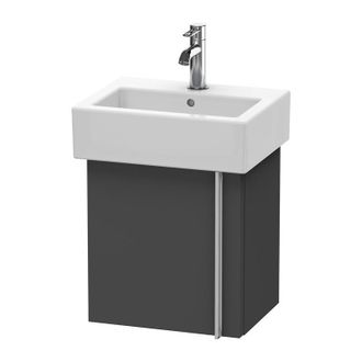 Duravit M&oacute;dulo Mural Duravit Vero 6271, Con 1 Puerta, Bisagra De Puerta A La Izquierda, 400 Mm, Color (frente/cuerpo): Grafito Mate Decoraci&oacute;n - Ve6271l4949