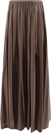 Max Mara Maxi Rok - Dames - Maxi Rokken - Bruin - L - Rokken