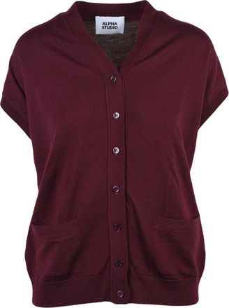 Alpha Studio Mujer, Jerseys, Rojo, Talla: L