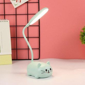 OEM L&aacute;mpara De Escritorio, L&aacute;mpara De Escritorio Led, L&aacute;mpara Plegable, Recargable Por Usb, 400 Mah, 1 Ajuste, Abs, 0,6 W, 9 X 7 X 18 Cm, Azul