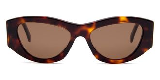 Celine CL40308U 53E Womens Sunglasses Brown Size 55