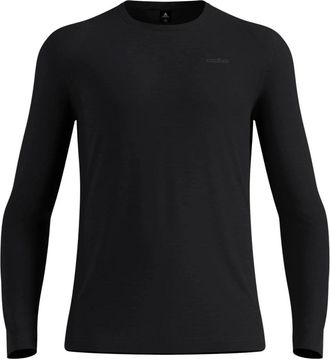 Odlo Maglia Intima Merino 160 - - Sport - Uomo - Nero - M