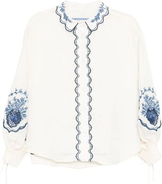 Agua Bendita Camicia Abadía Wild - Toni neutri