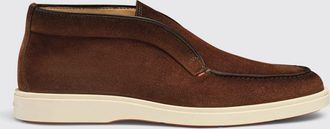 Santoni Polacchine in pelle scamoscta Santoni