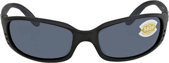 Costa BRINE Grey Polarized Polycarbonate Mens Sunglasses BR 11 OGP 59