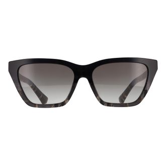 Burberry Cat Eye Womens Grey Check Gradient BE4468 - One Size