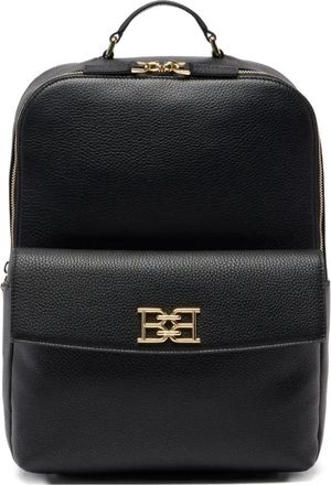 Bally Rugzak van bewerkt leer met logoplakkaat - Zwart