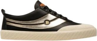 Bally Shennon Leather Low-Top Sneakers, Brand Size 37 ( US Size 6.5 )