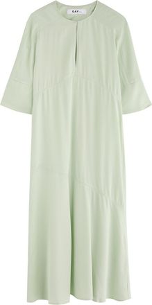 Day Birger Et Mikkelsen Day Birger ET Mikkelsen Camilla Satin Midi Dress - Light Green - M (UK12 / M)