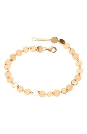 Lana Jewelry 14K Gold Laser Disc Chain Bracelet in Yellow Gold at Nordstrom, Size 7