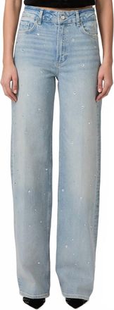 Paige Sasha Eza Embellished Jean In Denim