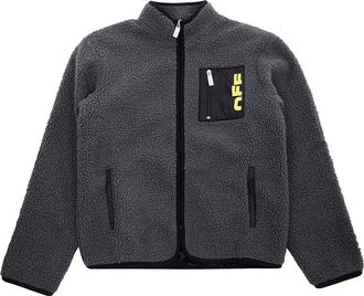 Off-white Type Logo Teddy Jacket