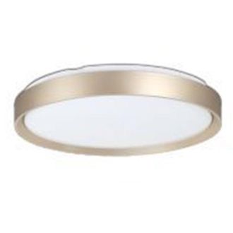 Trade Shop Trade Shop Traesio - Plafoniera Led Da Soffitto Circolare 45w Anello Oro Bianco Luce Fredda 6500k 91454