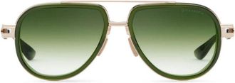 Dita Eyewear Gold Vastik Aviator Gradient Sunglasses