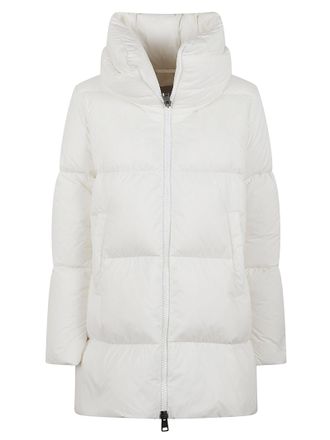 Herno High Collar Zip-Up Down Jacket