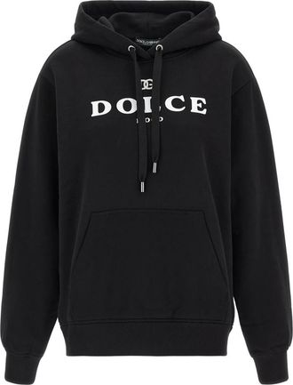 Dolce & Gabbana Dames, Sweatshirts & Hoodies, Zwart, Maat: XS