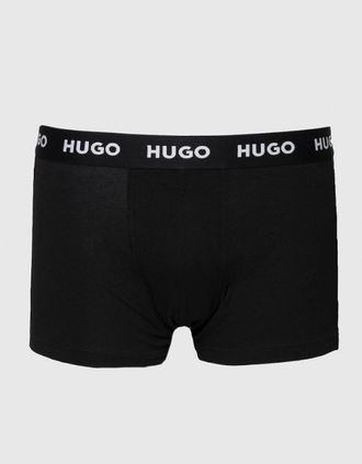 HUGO BOSS Mens HUGO Triple Pack Mens Trunks - Black 001 - Size: 33/32/32