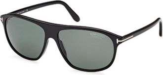 Tom Ford Klassieke Zwarte Zonnebril - unisex - Zonnebrillen - Zwart - 60 MM - Accessoires