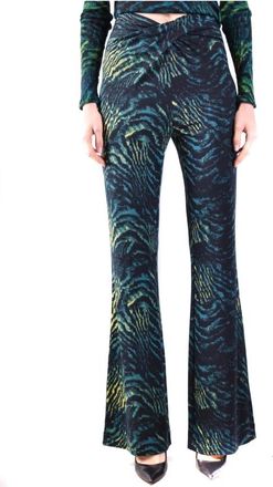 Diane Von F&uuml;rstenberg Stijlvolle Broeken voor Vrouwen - Dames - Wijde Broeken - Veelkleurig - XS - Polyester - Broeken