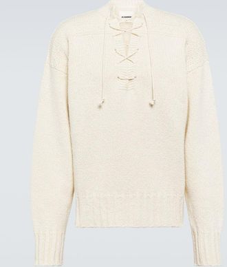 Jil Sander Wool and silk sweater