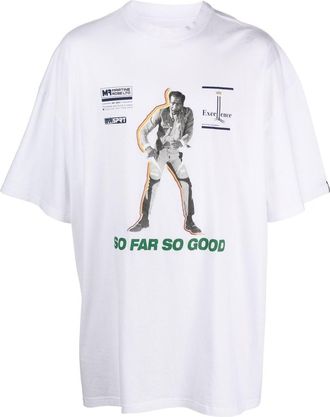 Martine Rose graphic-print short-sleeved T-shirt - men - Cotton - S - White
