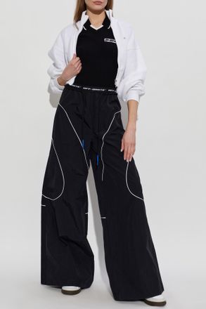 Off-white Top With Z Logo, Womens, Black