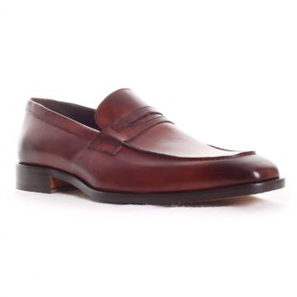 Donald J Pliner Mens Stiles Loafers In Dark Brown