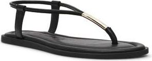 Anne Klein Kylian Strappy Sandal in Black Pu at Nordstrom Rack, Size 8.5