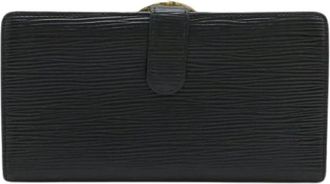 Louis Vuitton Pre-owned Epi Lange Portemonnee - Dames - Vintage Accessoires - Zwart - ONE Size - Leer - Vintage