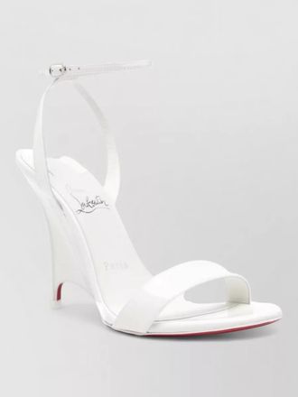 Christian Louboutin patent leather wedge sandals