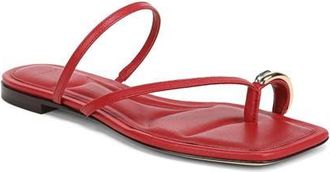 Vince Polli Toe Loop Sandal in Crimson at Nordstrom, Size 6.5