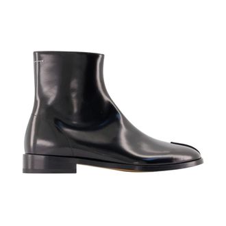 Maison Margiela Schoenen, Heren, Zwart, 45 EU, Leer, Leren Enkellaarzen