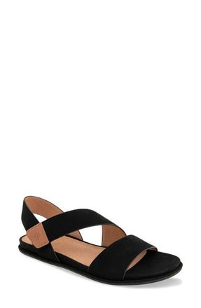 Gentle Souls Lottie Slingback Sandal in Black Nubuck at Nordstrom, Size 6.5