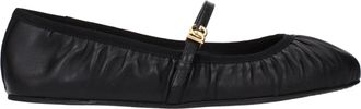 Dolce & Gabbana Dolce&Gabbana Damens Ballerinas Leder Schwarz